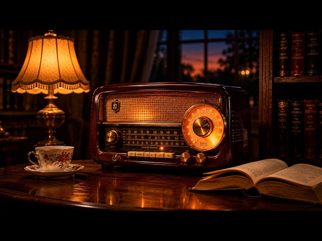 Vintage Evening Radio Jazz – 1930s 1940s Smooth Swing & Vinyl Background Music