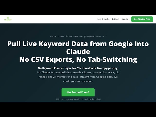 Google Keyword Planner Alternative: Claude + Keyword Research Tool Walkthrough