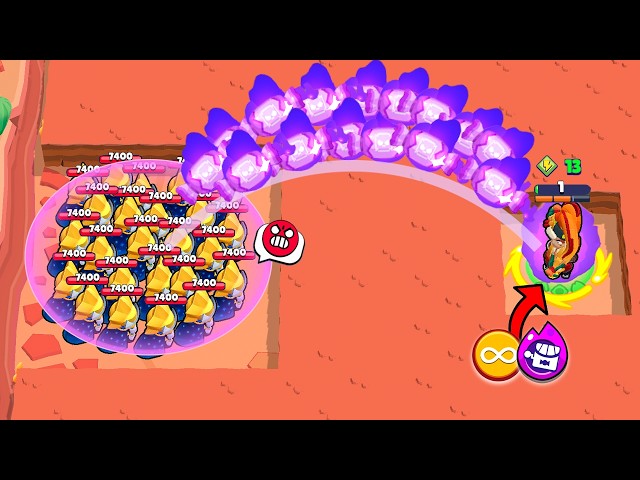 1HP CHESTER'S HYPERCHARGE BUFFIE BROKE THE GAME !|Brawl Stars Funny Moments & Fails & Glitches #1540