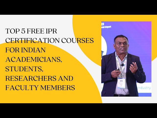 Free IPR Courses: Level Up Your Skills