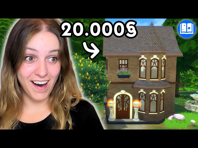🧙‍♀️Hice una CASA INICIAL de 20.000§ para un HECHICERO | Los Sims 4 🏡