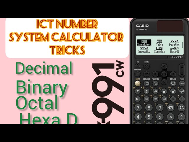 Ict calculator tricks bangla part 06 | decimal binary conversion | fx991cw calculator tricks