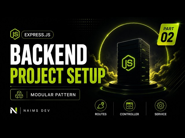Express.js Backend Setup | Global Error Handling, AppError & catchAsync — Part 2