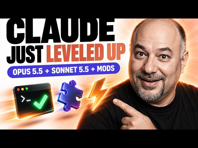 Claude Just Leveled Up: Opus 5.5, Sonnet 5.5 & Claude Code Mods (Live Demos)