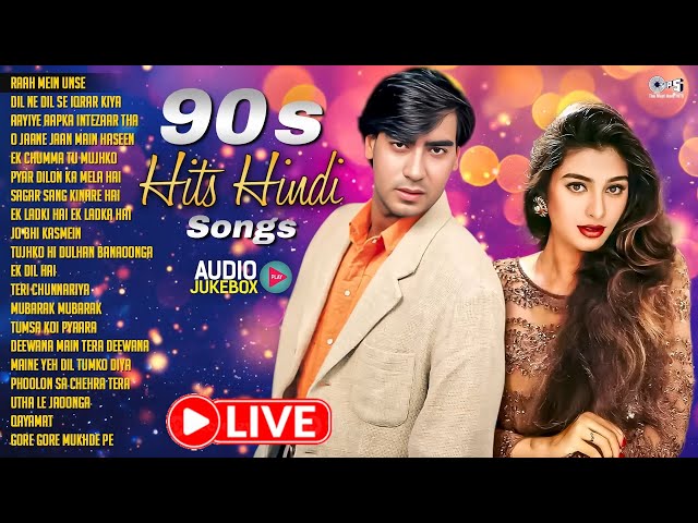 LIVE : 90s Hits Hindi Songs 💓 90's Hindi Song | Love Songs 🥰 Purane Gane Golden | Old Hindi Songs
