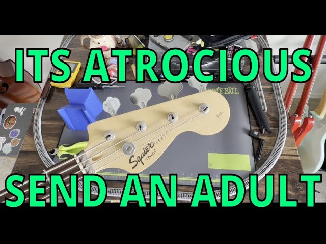 The NASTIEST Bass I've EVER Worked On - Floof the Bassist