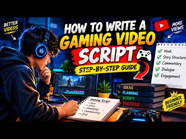 How To Write a Script For Gaming Videos 🤔
