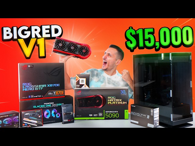 Re-Building my Ultimate Dream Gaming PC - BigRed V1 Reborn