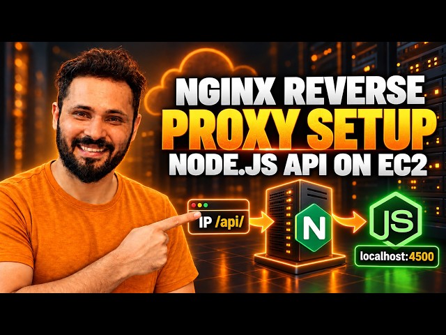 Nginx Reverse Proxy Setup on AWS EC2 | Node.js API | DevOps for Frontend Developers #30