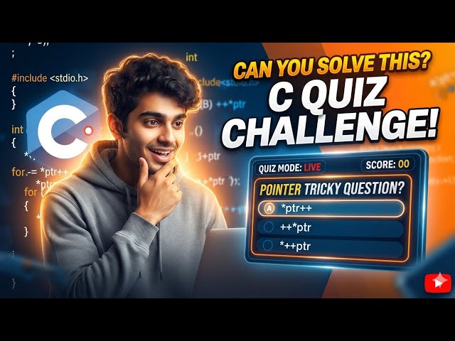 Can You Solve This C Pointers Challenge? 🧠 #coding
