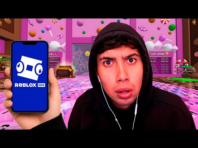 TRYING OUT ROBLOX KIDS FOR THE FIRST TIME!🟦