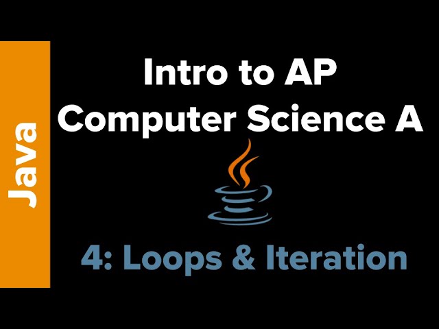AP Computer Science Unit 4: Iteration