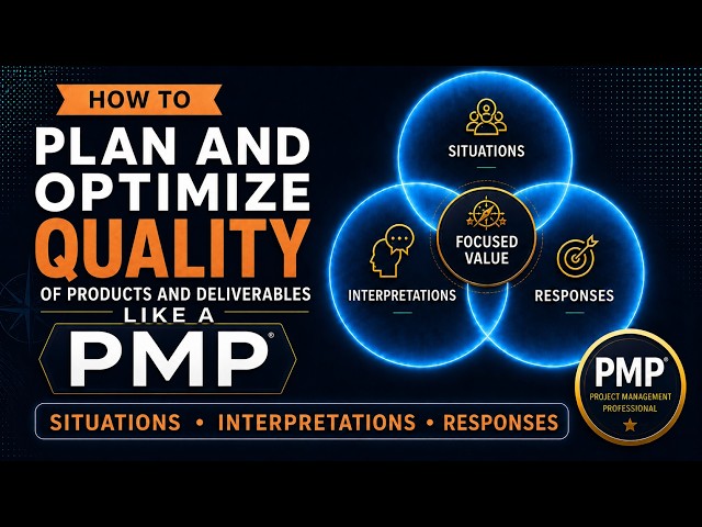 How to plan and optimize quality like a PMP®: situations, interpretations, responses
