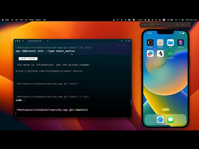 Getting started with react native storybook