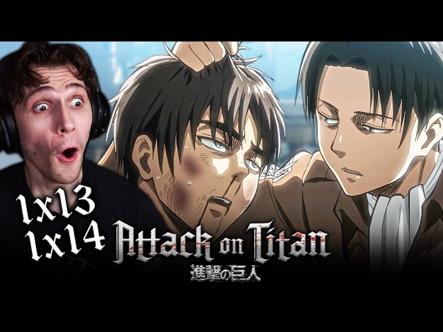 Attack on Titan Season 1 Episode 13 & 14 REACTION!! *FIRST TIME WATCHING*
