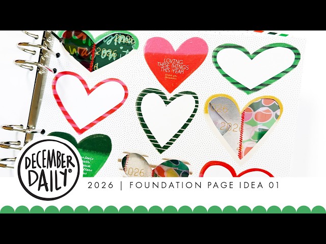 December Daily® 2026 | Foundation Page Idea 01