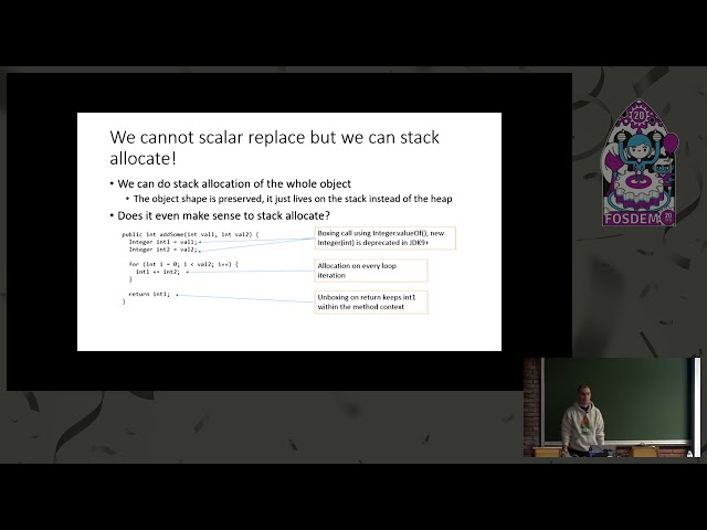 Reducing OpenJDK Java Garbage Collection times with stack allocation