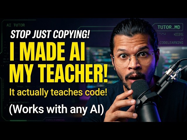 This FREE CLAUDE PROJECTS Feature can teach you to CODE!!