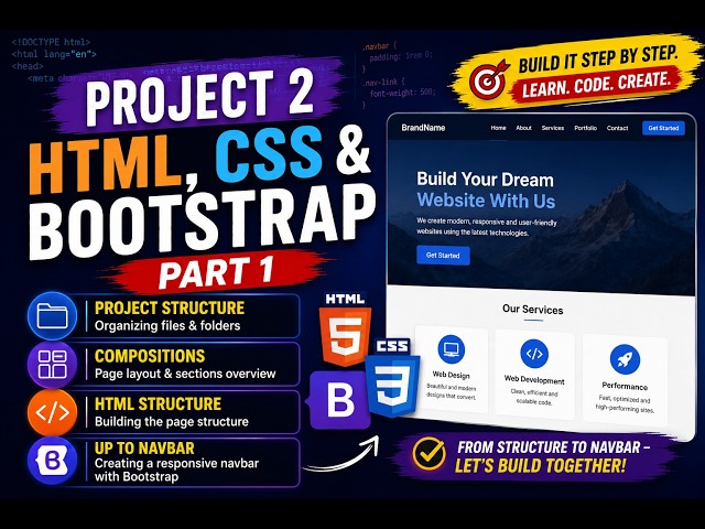 Project 2 - HTML, CSS and Bootstrap Part 1