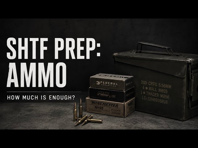 SHTF Prep: How Much Ammo Is Enough?