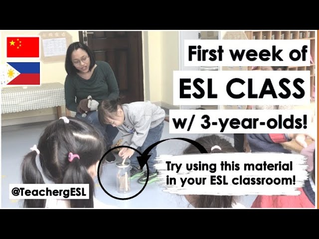 ESL Tips for Toddlers in China | Authentic Class Greetings & Self-Introduction | Teacher-Mom