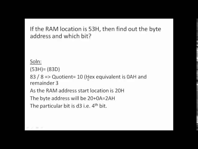 8051 Microcontroller Problems and solutions
