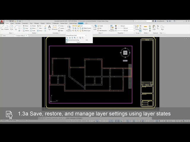 Tutorial AutoCad: Manage layers with layer states