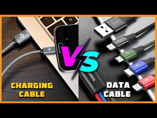 Charging Cable vs Data Cable