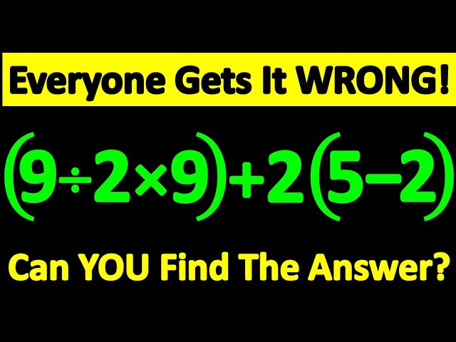 🔥 This Math Problem Looks Simple... But It Tricks Almost Everyone! Will YOU? 🧠