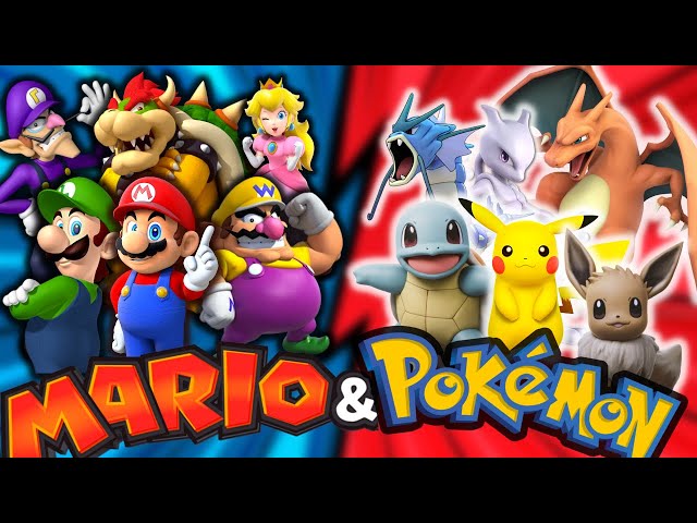 MARIO TEAM 🔴 ​VS 🟡​ POKÉMON FITNESS Race | BRAIN BREAK | Dance and exercise for kids