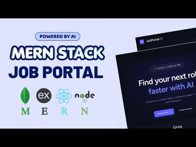 Learn MERN Stack in Tamil by building an AI Powered Job Portal | Beginner Friendly Project Tutorial