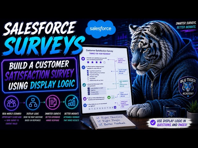 Salesforce Surveys Part 3: How to Use Question Types & Display Logic