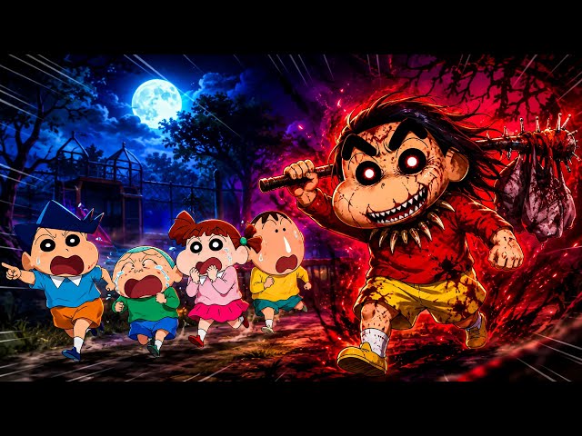 Shinchan Became EVIL KILLER 😱 Hunting His Friends in Horrorfield!