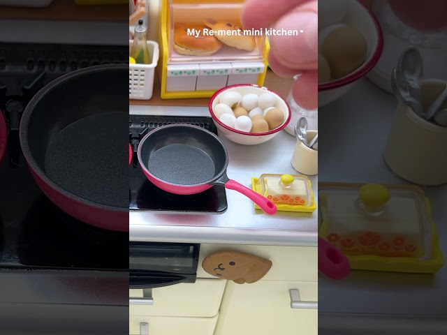 Mini kitchen set ASMR Mini cooking #minicooking #minifood #miniature