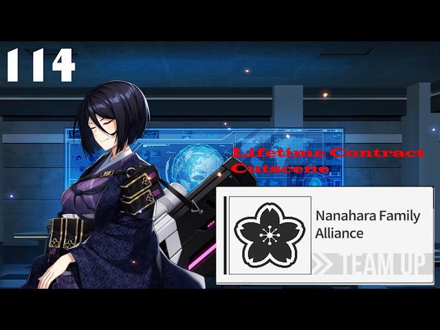 Counter: side. Hajami Sanae's lifetime contract cutscene