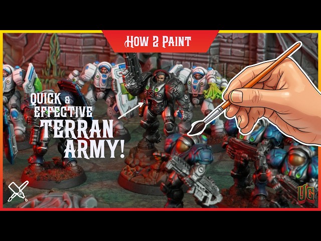 StarCraft Miniature Game Series #1: Quick & Effective Terran Army!
