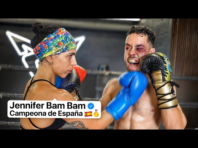 GREFG VS BOXING CHAMPION (Jennifer BAM BAM)