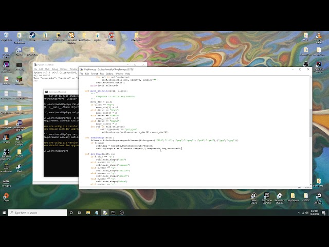 Python Tkinter Tutorial: Lets Make Art! Part 4: Background Images and Exporting