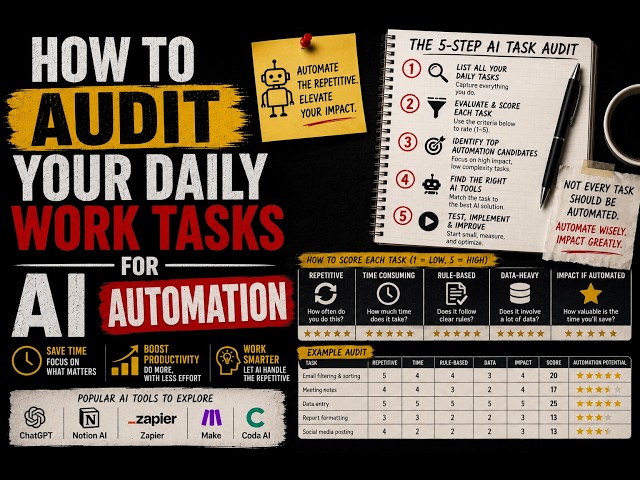 How to Audit Your Daily Work Tasks for AI Automation