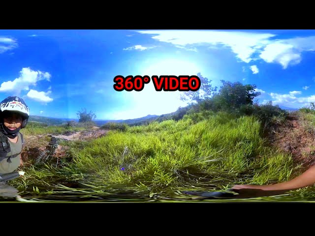 Looking for a camping spot on Mount Walat 360° video