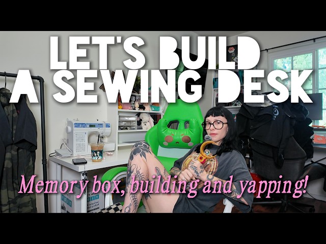 MY SEWING JOURNEY PART 1: BUILDING A SEWING DESK!!!