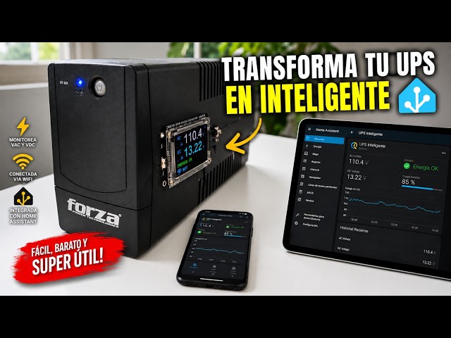I TURNED MY CHEAP UPS SMART! With ESP32⚡️POWER OUTAGES Won't Damage Your Appliances!