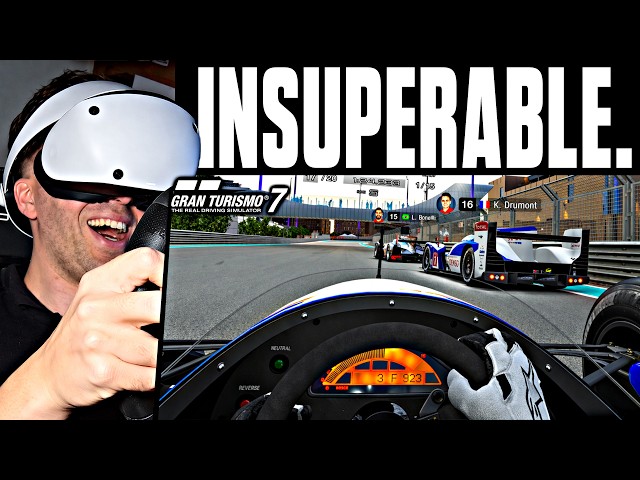 Playing Gran Turismo 7 on PSVR2 is INSANE