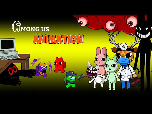 [어몽어스 Among Us] Survival Mode : Animal Hospital Secrets Entities - AMONG US FUNNY ANIMATION