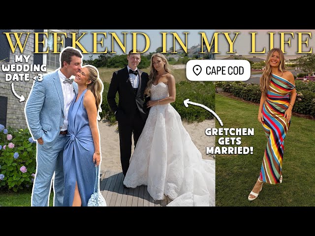 weekend in my life 🦞 cape cod for gretchen + max's wedding!