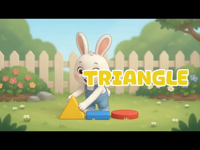 Learn Shapes with Milo the Bunny! 🔴🟦🔺 | Circle, Square & Triangle | MiloPoppin
