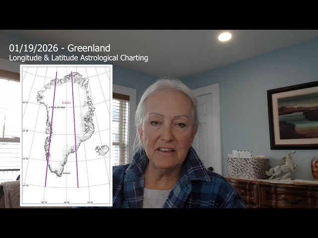 Longitude & Latitude Astrological Charts - Greenland example (in research)