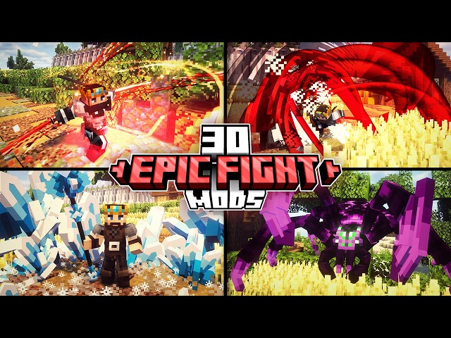 Top 30 Minecraft Epic Fight Mods made in 2026!