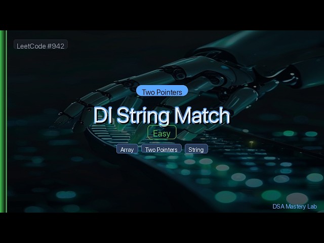 LeetCode 942: DI String Match — The Two Pointers Trick (C#)