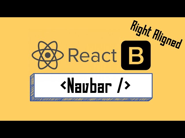 Make your life easy with React Bootstrap Navbar: Right Aligned Menu!
